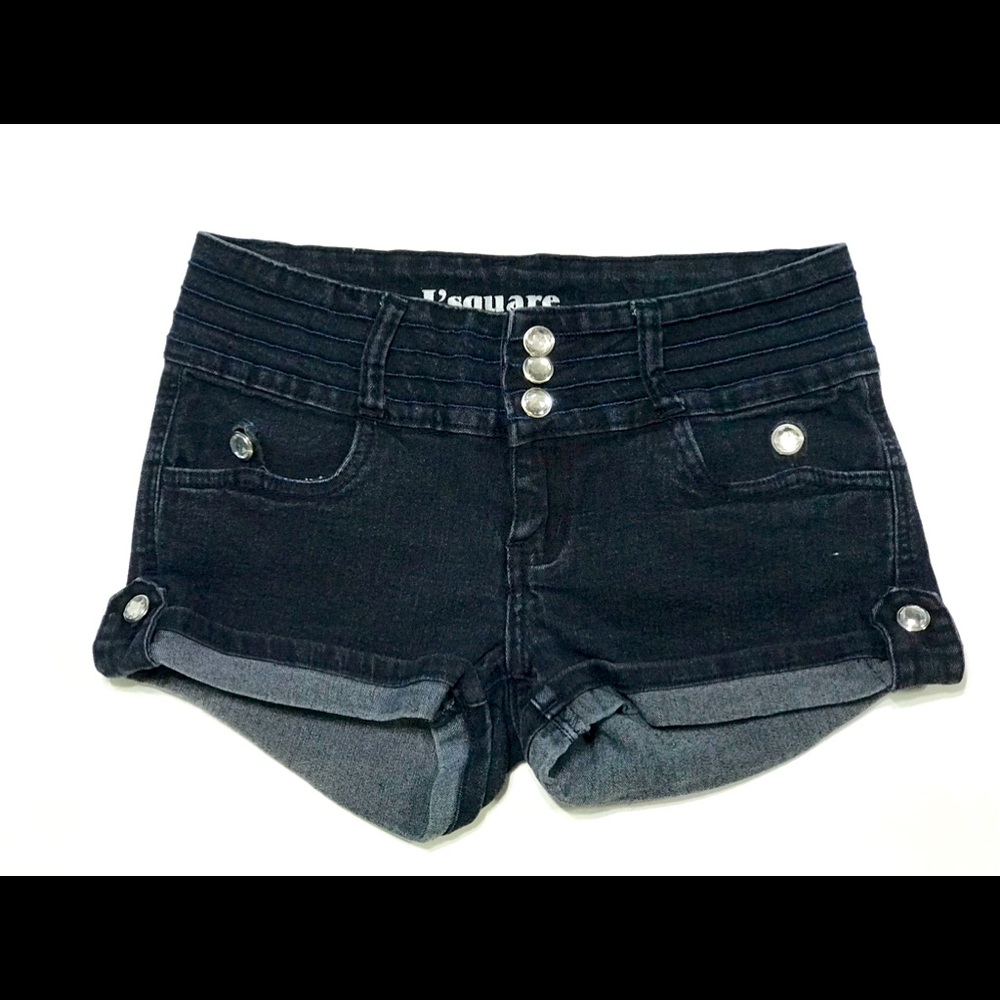 L’square stretchy short shorts